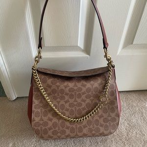 Brown Leather Coach Shoulder bag